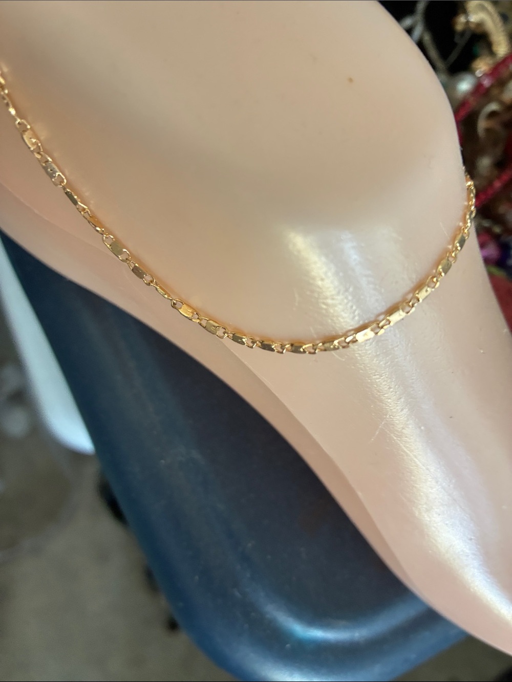 Delicate Gold Bracelet for Women - Classic ankle bracelet